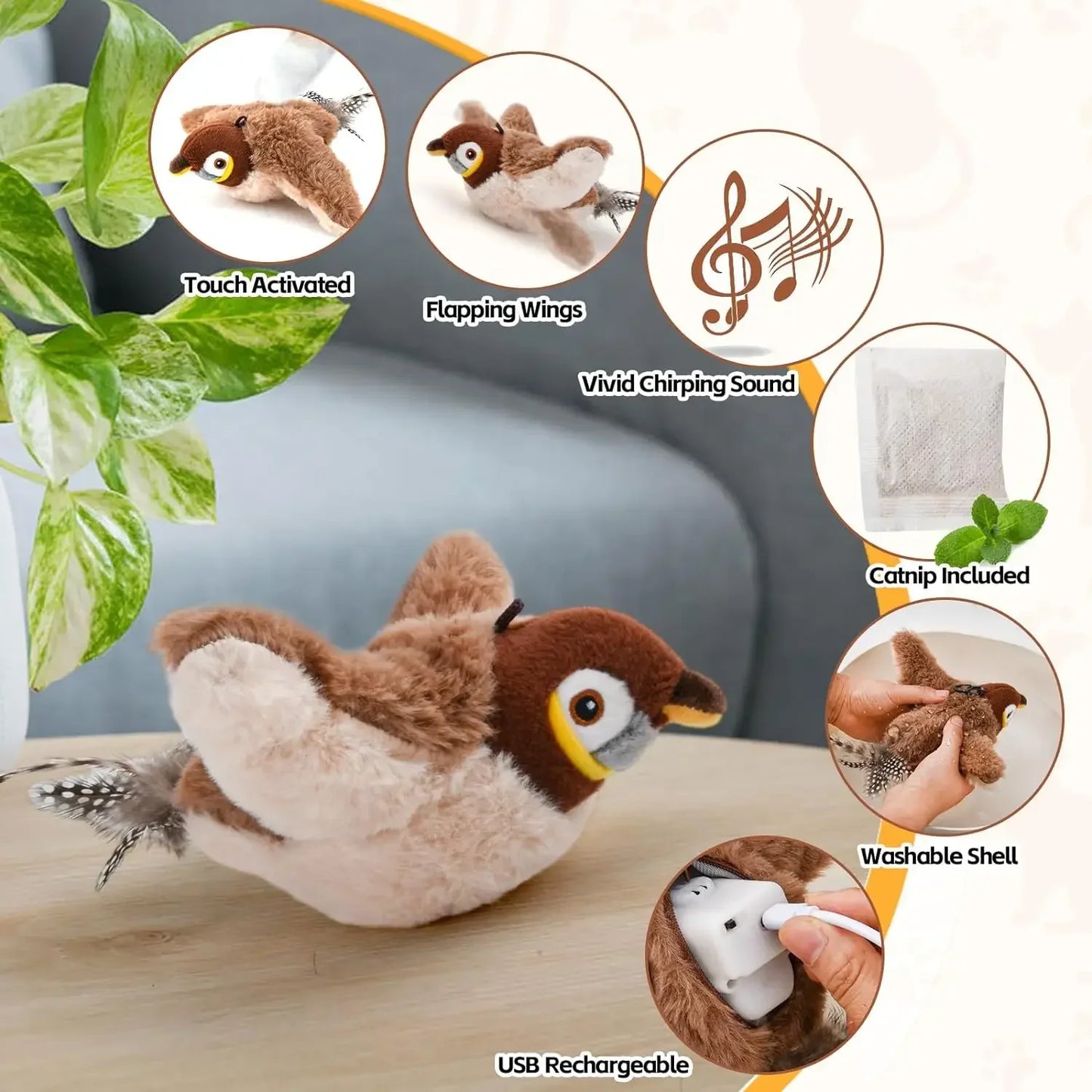 Lallypet™ Flapping Bird
