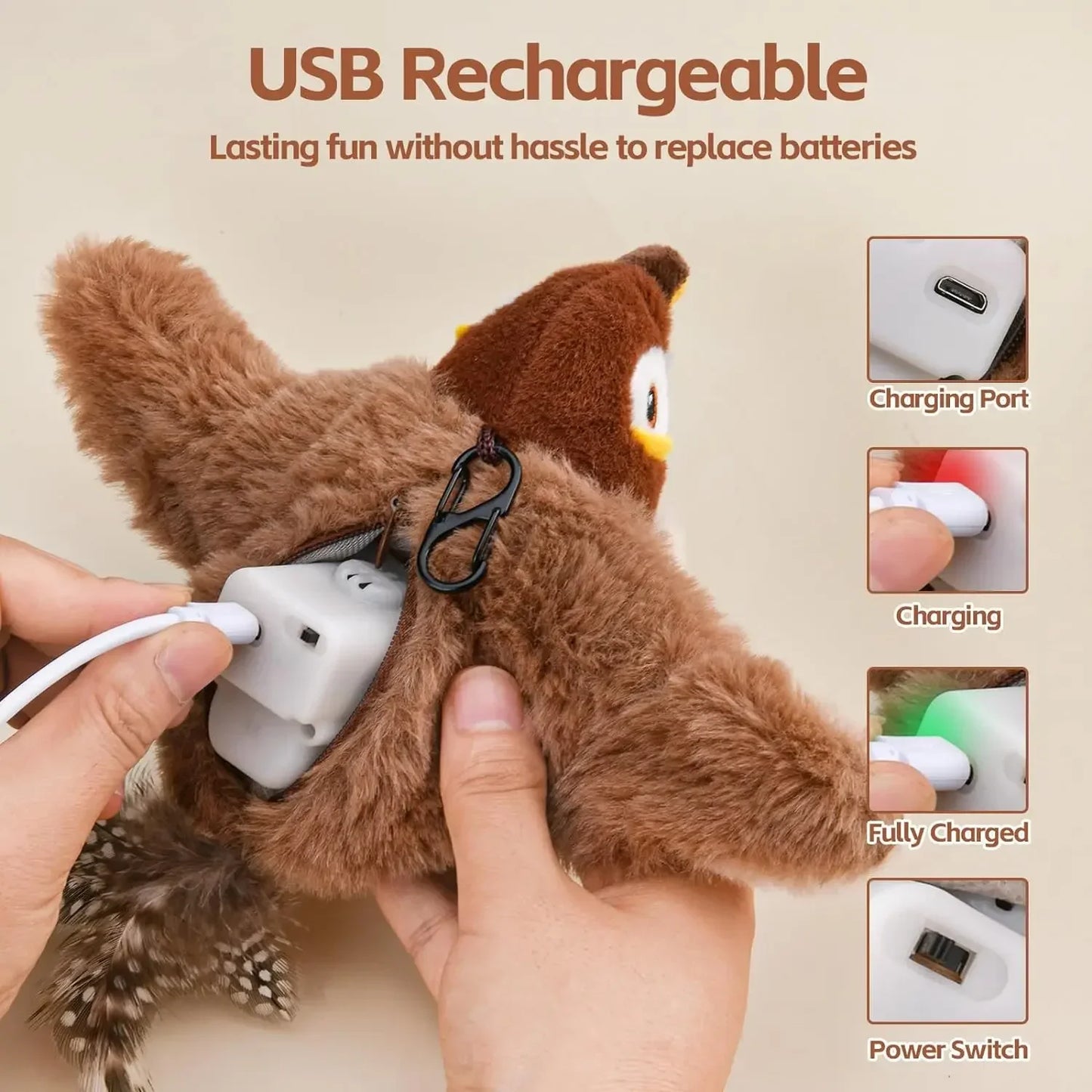 Lallypet™ Flapping Bird