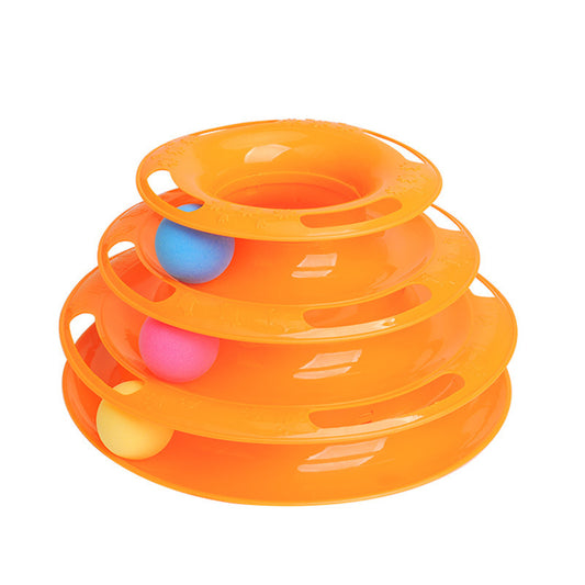 Lallypet™ Tower Track Three Level Tower