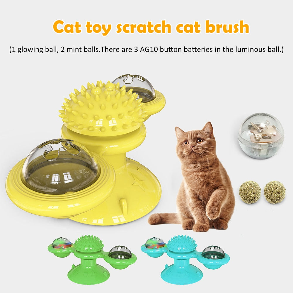 Lallypet™  Spinning Windmill Cat Toy